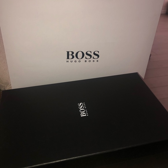 Hugo Boss Shoe Box And White Bag | Poshmark